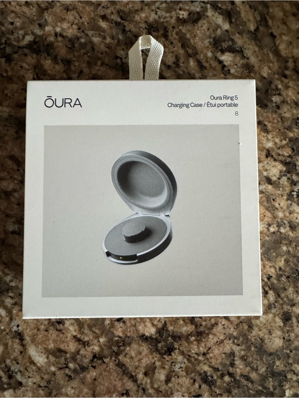 Oura Ring Charging Case Silver
